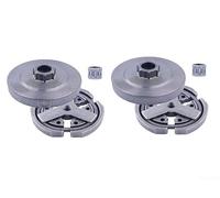 Crabop Kit pour embrayage Scie 38cc 3 Trous Standard Métal Kit pour(2pcs) | Compatibilité standard 38cc, construction métallurgique solide, poids léger 300g, 3 trous fixation