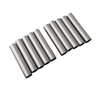 Crabop Lot de 10 tubes à cannoli en acier 430 - 11,8 cm - Pour moule | Antirouille 430, idéal pour les cornes de beurre, les cônes de chocolat, design réutilisable, entretien facile