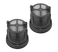 Crabop Lot de 2 filtres HEPA pour aspirateur MOVA X4 Pro, ABS et chiffon, facile à installer avec brosse, entretien de la qualité de l'air