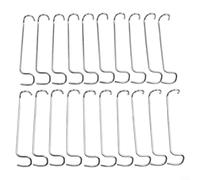 Crabop Lot de 20 écarteurs de branches en acier inoxydable réutilisables pour contrôler l'orientation des branches, verger et jardin (12T)