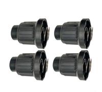 Crabop Lot de 4 couvercles d'allumage pour barbecue à gaz - AAA pour bouton poussoir de remplacement pour générateur d'étincelles - Matériau ABS robuste avec ressorts solides - Convient pour barbecues