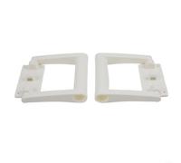 Crabop Lot de 4 poignées de rechange pour glacière Igloo de 25 à 72 litres en plastique blanc - Kit de support pour refroidisseur tout-terrain à roulettes (100 (4 trous))