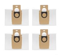 Crabop Lot de 4 sacs à poussière pour Roborock H50 Pro, scellés multicouches non tissés, avec languette pour une élimination propre et une filtration à haute efficacité