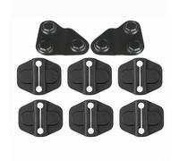 Crabop Lot de cache-vis de serrure de porte pour Jeep, pour WRANGLER pour JL JT pour WILLYS 2018-2021, protections extérieures pour charnière de porte et loquet de décoration