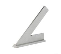 Crabop Outil de Traçage 45° pour Bois 150x100mm Pro(120x80mm B) | Acier inoxydable pour durable, norme DIN875/2, précision 45°, taille compacte 100x70mm, finition lisse