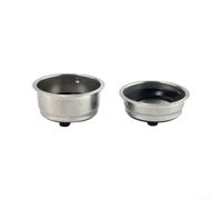 Crabop Panier pour espresso Acier Inoxydable Ultra-Fin Panier pour espresso | Filtration ultra-fine, goût délicat, design détachable, compatible machines standard, set 2 pièces