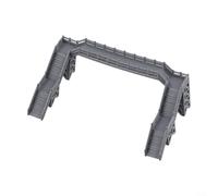 Crabop Passerelle aérienne à l'échelle Z 1:220 en plastique pour modélisme ferroviaire paysage pour mise en page construction tunnel accessoires de décoration 73 mm