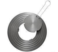 Crabop Plaque Cuisson pour aluminium Alliage 26cm Conduction Rapide | Conduction rapide, 200℃ en 50s, efficacité énergétique, cuisson uniforme, gain de temps