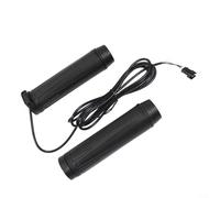Crabop Poignée d'accélérateur de vélo électrique avec câble SM-3A étanche, poignée ergonomique en alliage d'aluminium pour changement de vitesse de vélo électrique, noir (SM-3A)