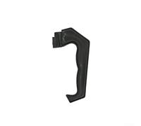 Crabop Poignée de rechange en plastique noir pour cafetière à moka - Compatible avec cafetière italienne de 1 à 12 tasses (6 tasses)