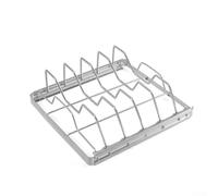 Crabop pour gril Portable Léger 399g pour Camping Extérieur pour gril | Acier 430, résistance haute chaleur, nettoyage pour facile, longue durée, design robuste