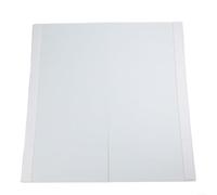 Crabop Protection murale en feutre pour cible de fléchettes - 60 x 60 cm - Très résistante - Réduction du bruit - En polyester blanc - Pour salle de jeux, bar, maison et bureau (600 x 600 x 12 mm)