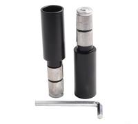Crabop Rallonge d'extrémité de guidon, fabriquée en alliage d'aluminium, pour vélos de route, VTT, vélos pliants, navetteurs de ville avec ajustement de 15 à 20 mm