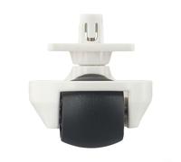 Crabop Roue avant pour aspirateur Roomba, remplacement pour S4 S6 Pure S5 MAX S6 MAX V E4 S7 S70 S75, système de navigation facile à installer Noir