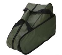 Crabop Sac de protection robuste en tissu Oxford pour tronçonneuse de 55,9 cm pour le rangement et le transport en toute sécurité des scies de jardin et accessoires (vert armée 55,9 cm)