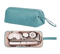 Crabop Sac de rangement de voyage portable pour outils de coiffure, organiseur multifonction pour sèche-cheveux et styler, sac de voyage (vert)