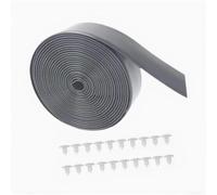 Crabop Sangle de rechange en PVC pour réparation de chaise de jardin, tresse résistante aux intempéries, gris, 6,1 m de long, bande robuste pour chaise longue et projets de bricolage en extérieur (3 m