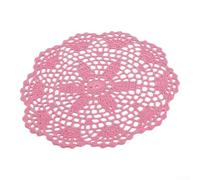 Crabop Sets de table en dentelle mélangée de 20 cm pour une durabilité et | Tissu mélangé durable, infroissable, conserve sa forme, utilisation quotidienne durable, qualité de couleur résistante