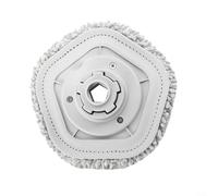 Crabop Support de balai pour aspirateur robot Dreame W10 W10 Pro, support de rechange léger en ABS avec tampon en tissu pour un nettoyage efficace du sol, gris