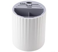 Crabop Support Ustensiles Cuisine Plastique pour robuste Anti-bascule(White)