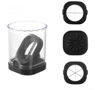 Crabop Trancheuse Manuelle Acier 304 Design Compact Trancheuse Manuelle(black)