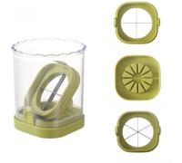 Crabop Trancheuse Manuelle Acier 304 Design Compact Trancheuse Manuelle(green)