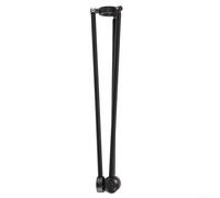 Crabop Trépied en métal pour station totale, 40 cm, pliable, pour support stabilisateur avec pieds antidérapants, accessoire de matériel d'arpentage