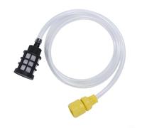 Crabop Tuyau d'entrée d'eau auto-amorçant pour Karcher K2-K7, tuyau d'aspiration de 5 m avec filtre et connecteurs, accessoire transparent pour nettoyeur haute pression (3 mètres)