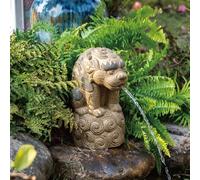 Cracheur de Fontaine de Jardin, fontaines de Piscine pour piscines Hors Sol, décoration de Jardin d'eau et d'étang, Statue Rétro，pour Embellir Et Espaces Extérieurs(Yellow)