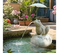 Cracheur de Fontaine de Jardin, fontaines de Piscine pour piscines Hors Sol, Garden Decor pour étang à koï, Statue Rétro, pour Embellir Et Espaces Extérieurs