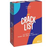 Crack List - Jeu Du Petit Bac - Jeu De Cartes - Jeu D'ambiance - Entre Amis Et En Famille - 10 Ans Et Plus - 2 À 8 Joueurs - Version Française - Yaqua Studio, Yaq001cr, Bleu[Z4]