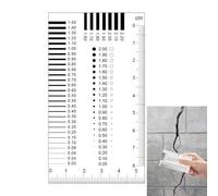 Crack Measurement Ruler - Defect Detection Clear Scale Transparent