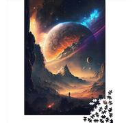 Crack Planet Landscape Puzzle 1000 Pièces Puzzle en Papier pour Adultes et Adolescents Puzzle Éducatif 1000 Pièces (38x26cm)