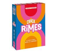 CRACK RIMES - Petit Bac version Rimes, Jeu de Société Famille, Voyage, 2-8 | Le Petit Bac mais à l'envers: drôle, pour l'apéro et les soirées en famille et entre amis, fous rires garantis, dès 10 ans