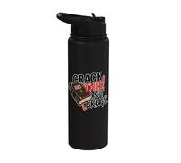 Crack This Not Drugs, Sainte Bible, Dieu chrétien Stainless Steel Insulated Water Bottle