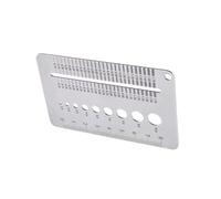 Crack Width Ruler - Polyvalent Crack MeasuringTool | Outil de mesure de l'écart | Cracks portatifs jauge de largeur pour la 'inspection des en béton Famille, bâtiment,