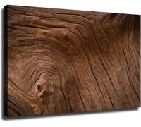 Cracked Tree Trunk Wall Art Weathered Wood Canvas Print