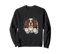 Cracked Wall English Springer Spaniel Sweatshirt