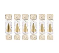 Crackers - ATMOSPHERA CRÉATEUR D'INTÉRIEUR - Sapin - Lot de 6 - Doré - H.21 cm