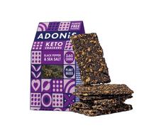 Crackers Keto Poivre noir et sel de mer ADONIS