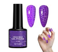 Cracking Finish Nail Lacquer - Fingernail Art Supplies, Girls Manucure Care Product, Fingernail Design Beauty Cosmetics, Salon Professional Use | Les événements de fêtes usurent pour les vacances à la