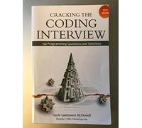 Cracking the Coding Interview: 150 Programming Questions and Solutions.