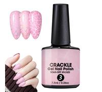 Crackle Nail Polish, Stylish Nail Arts Lacquer, Long-Lasting Shatter Effect, Quick Drying Patterned Toenail Oil, Perfect for Daily Wear and Special Occasions