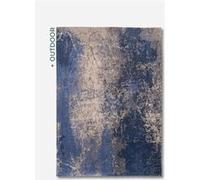 Tapis Cracks Design Bleu Abysse 140 X 200cm