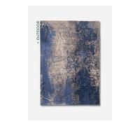 Tapis Cracks Design Bleu Abysse 80 X 150cm