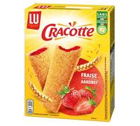 Cracotte LU - 1 boîte de biscottes fourrées à la fraise - (200g)