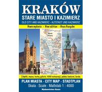 Cracovie. La vieille ville et Kazimierz. Plan de la ville 1:4000 publ. 2023