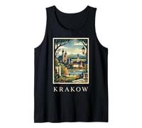 Cracovie Pologne Historique Vieille Ville Vintage Débardeur