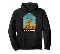 Cracovie Pologne Vintage Basilique Sainte-Marie Sweat à Capuche