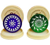 cradle2cricket Taille Standard Carrom Tournament Striker Combo avec Surface Lisse et Excellente Re-Bounce
